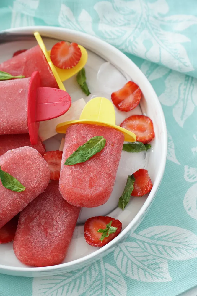 Melon Yogurt Popsicles