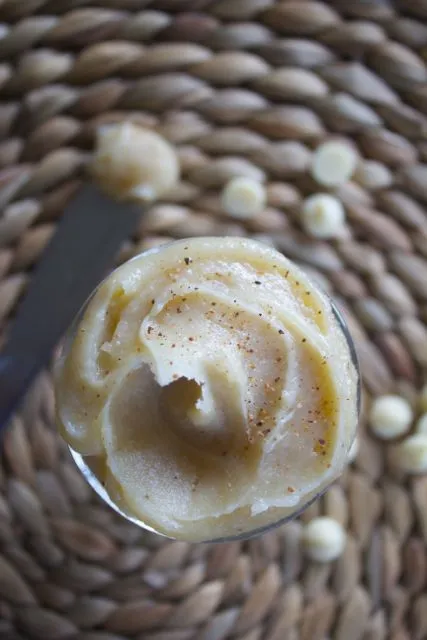 White Chocolate Eggnog “Butter”

