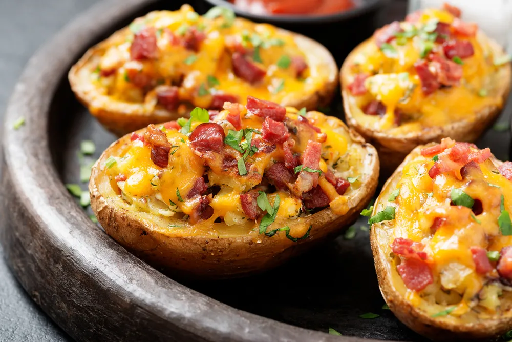 Tropical Twice-Baked Sweet Potatoes
