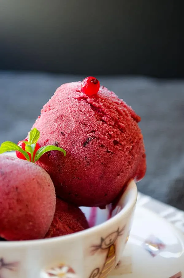 Cranberry Frozen Yogurt