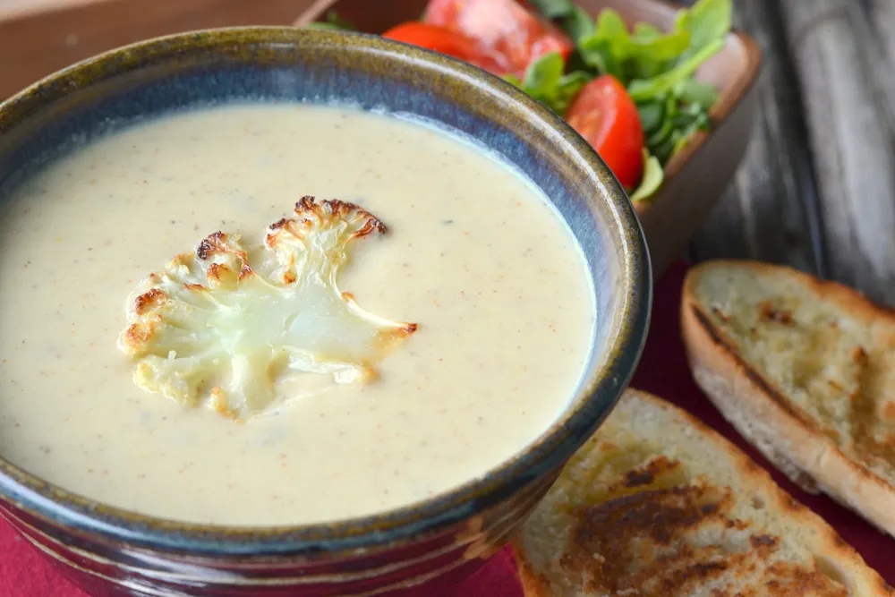Roasted Cauliflower Soup {Two Ways}