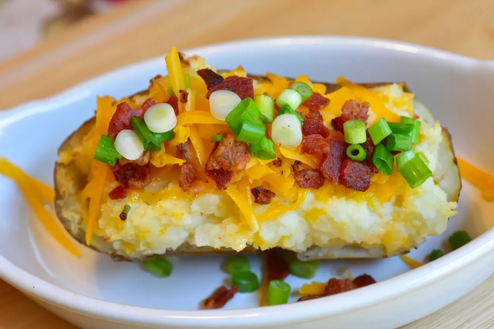 Tropical Twice-Baked Sweet Potatoes
