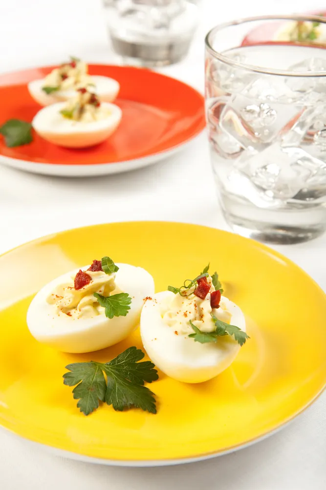 Avocado & Chipotle Deviled Eggs
