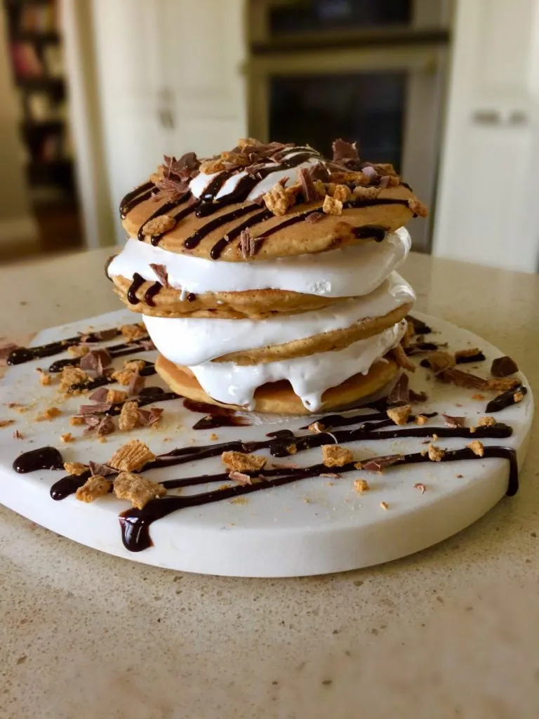 S’mores Pancakes for One