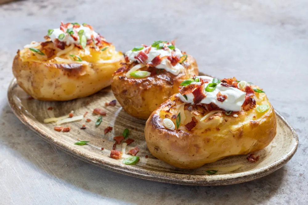Tropical Twice-Baked Sweet Potatoes
