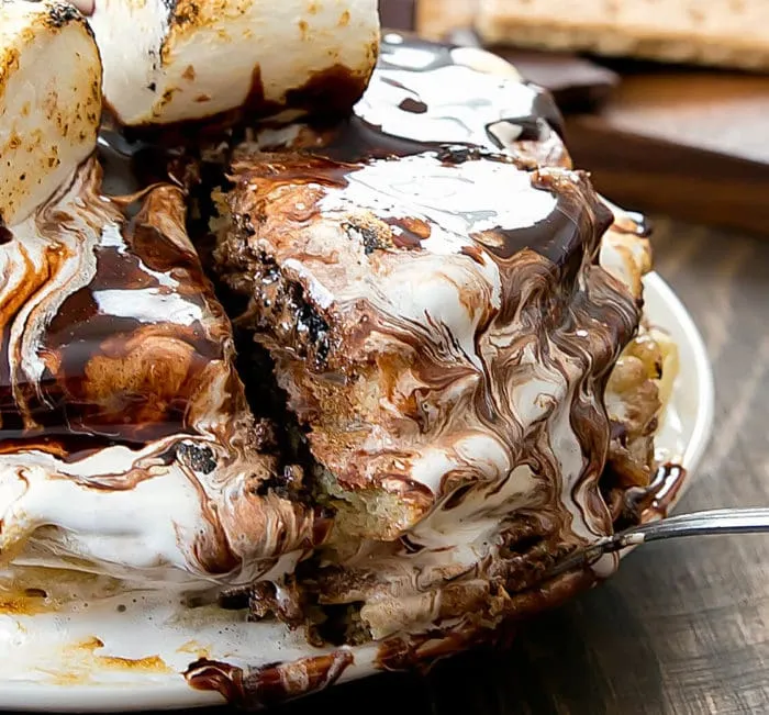 S’mores Pancakes for One