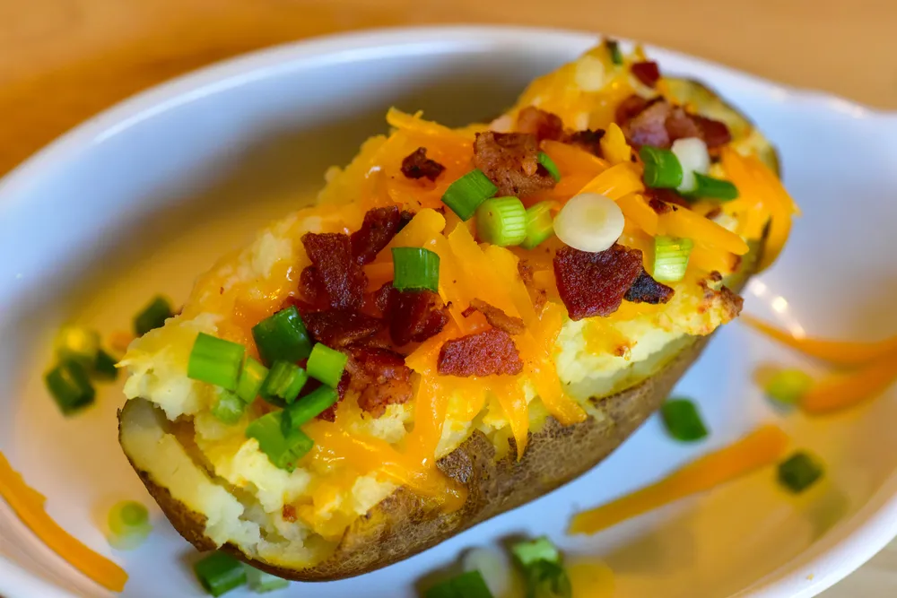 Tropical Twice-Baked Sweet Potatoes
