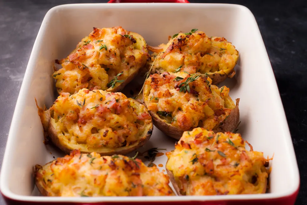 Tropical Twice-Baked Sweet Potatoes
