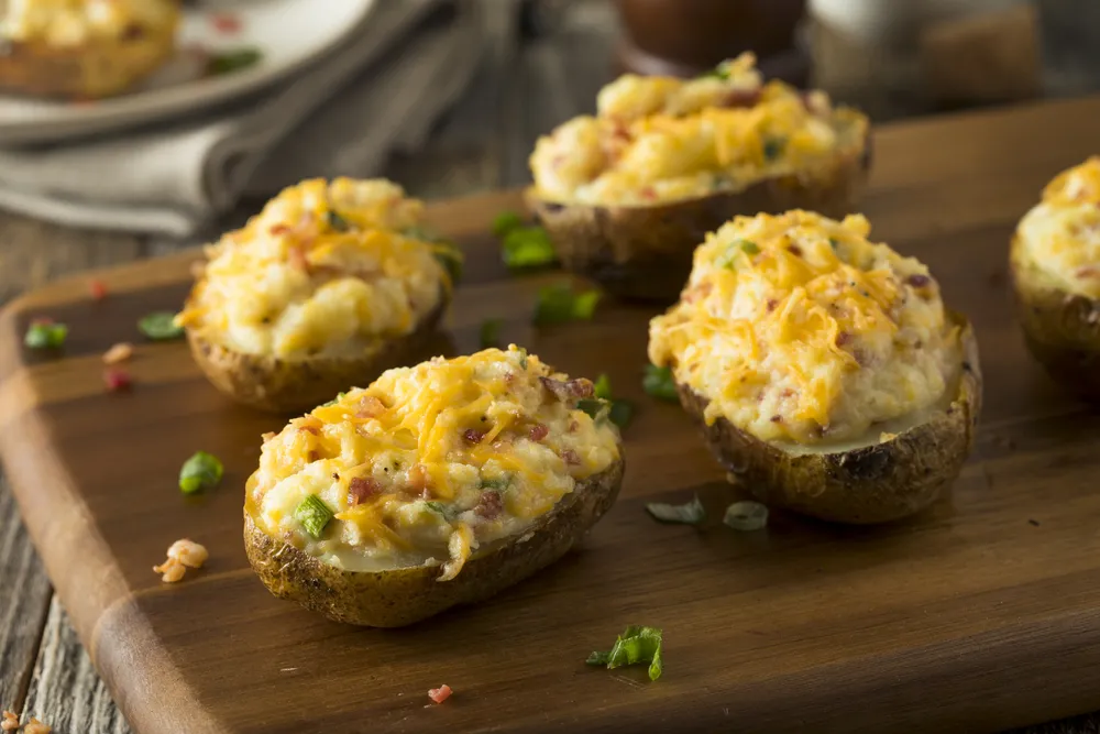 Tropical Twice-Baked Sweet Potatoes
