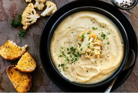 Roasted Cauliflower Soup {Two Ways}