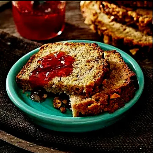 PBJ Banana Bread1 1 PB&J Banana Bread