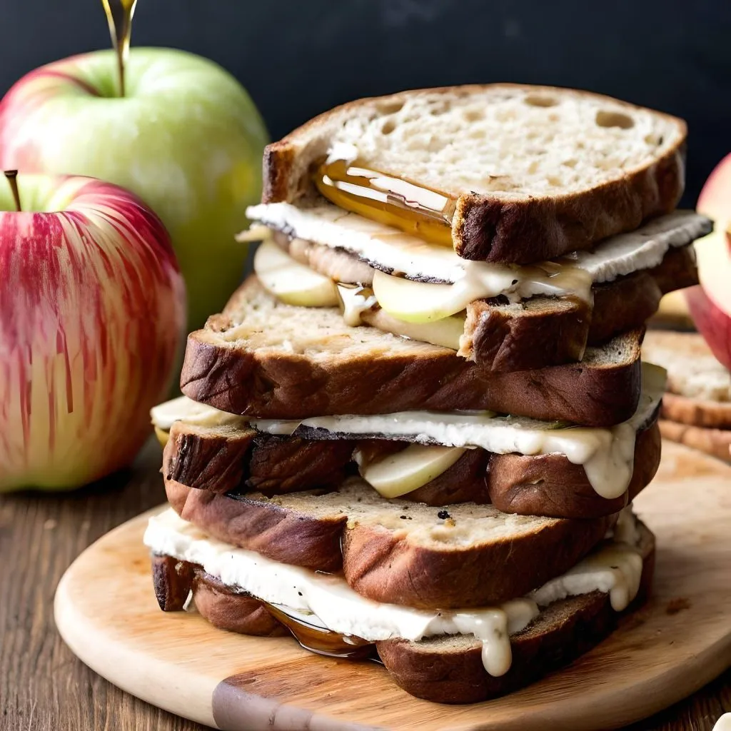 Apple And Brie Panini 1024x1024 Hamilton Beach Sandwich Maker Recipes