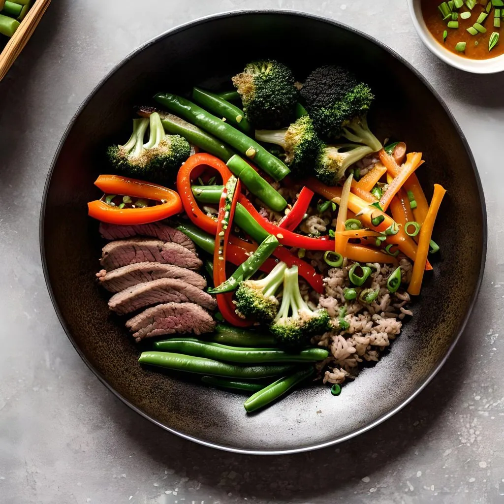 Asian-Style Round Bottom Steak Stir-Fry