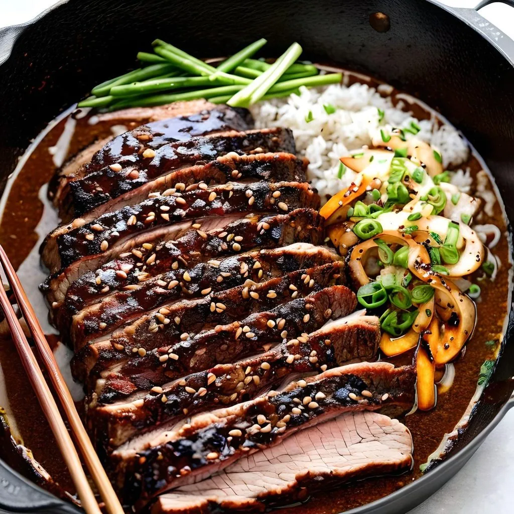 Asian Inspired Pork Brisket 1024x1024 Pork Brisket Recipe