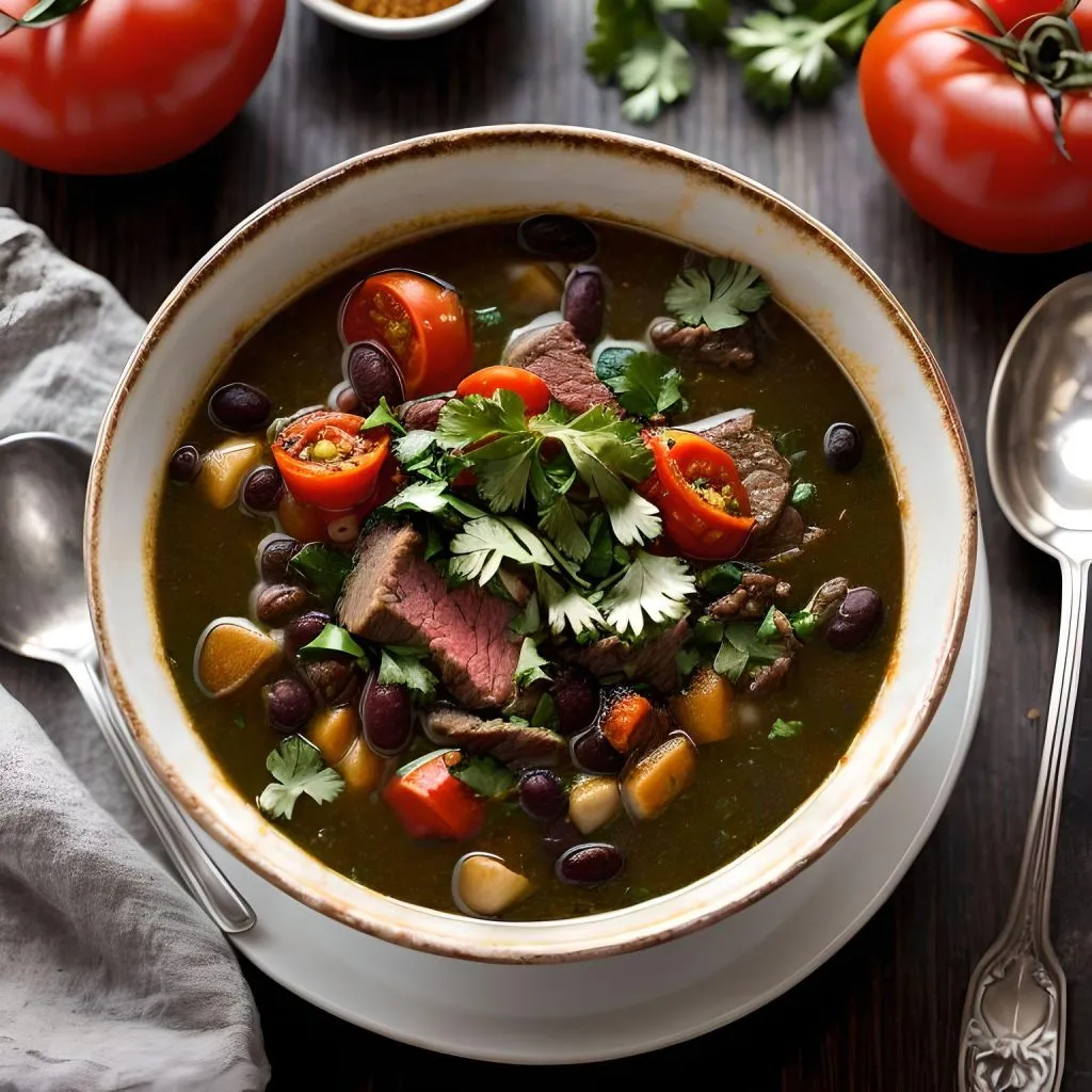 Beef and Black Bean Soup