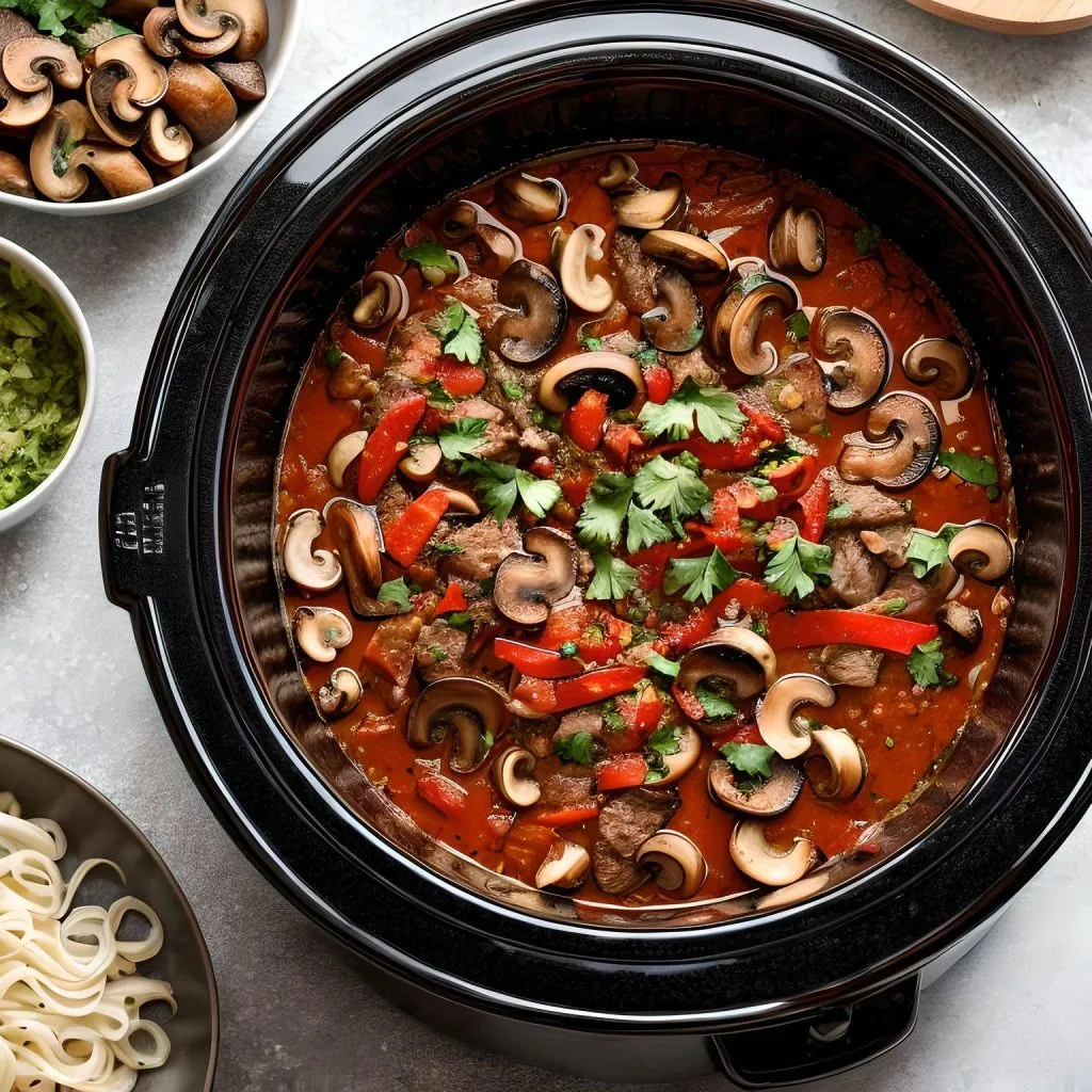Beef and Mushroom Goulash