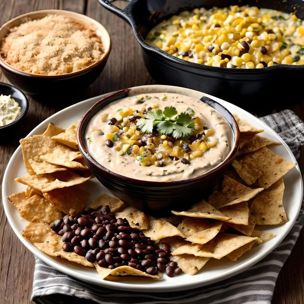 Black Bean and Corn Moe's Queso