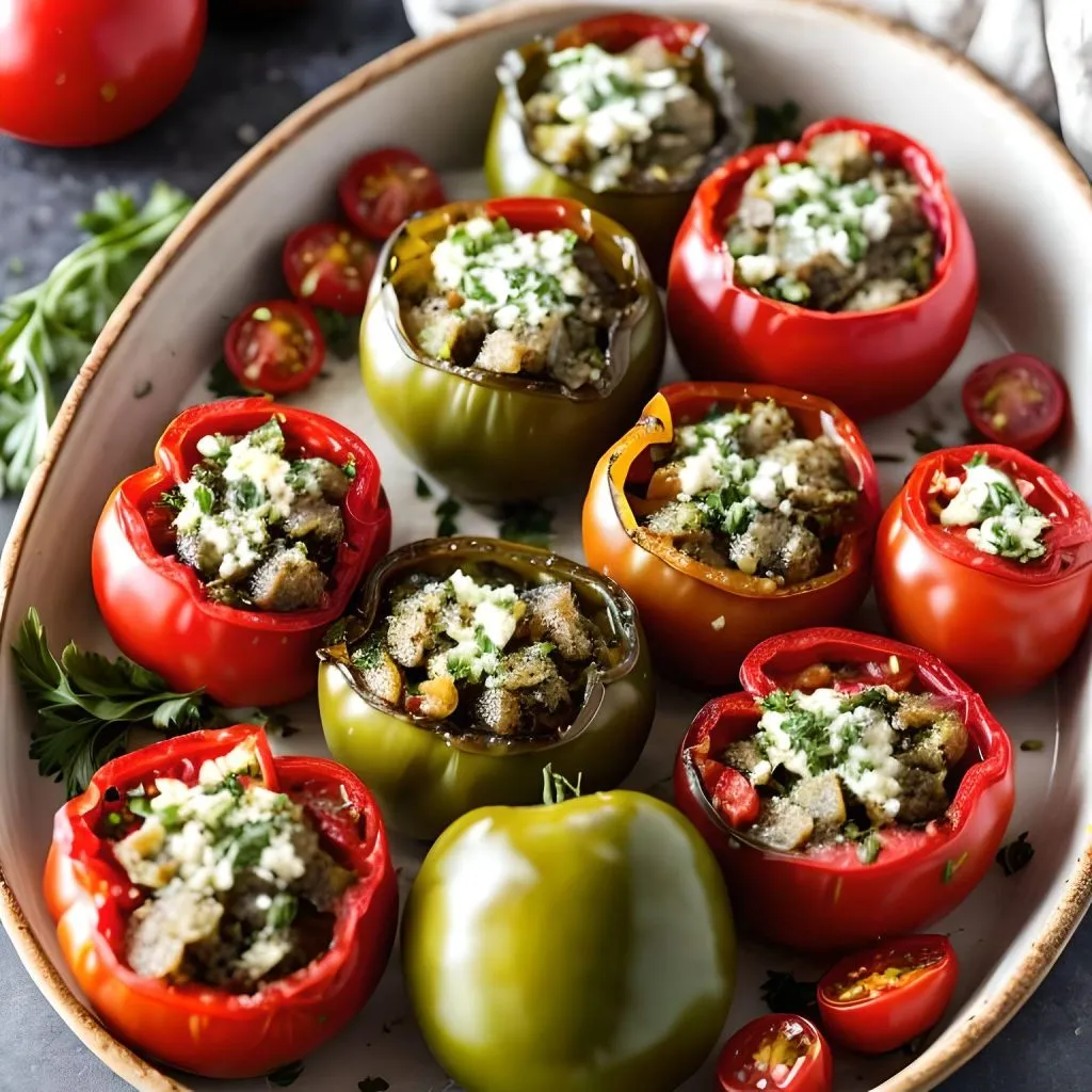 Boudin-Stuffed Tomatoes
