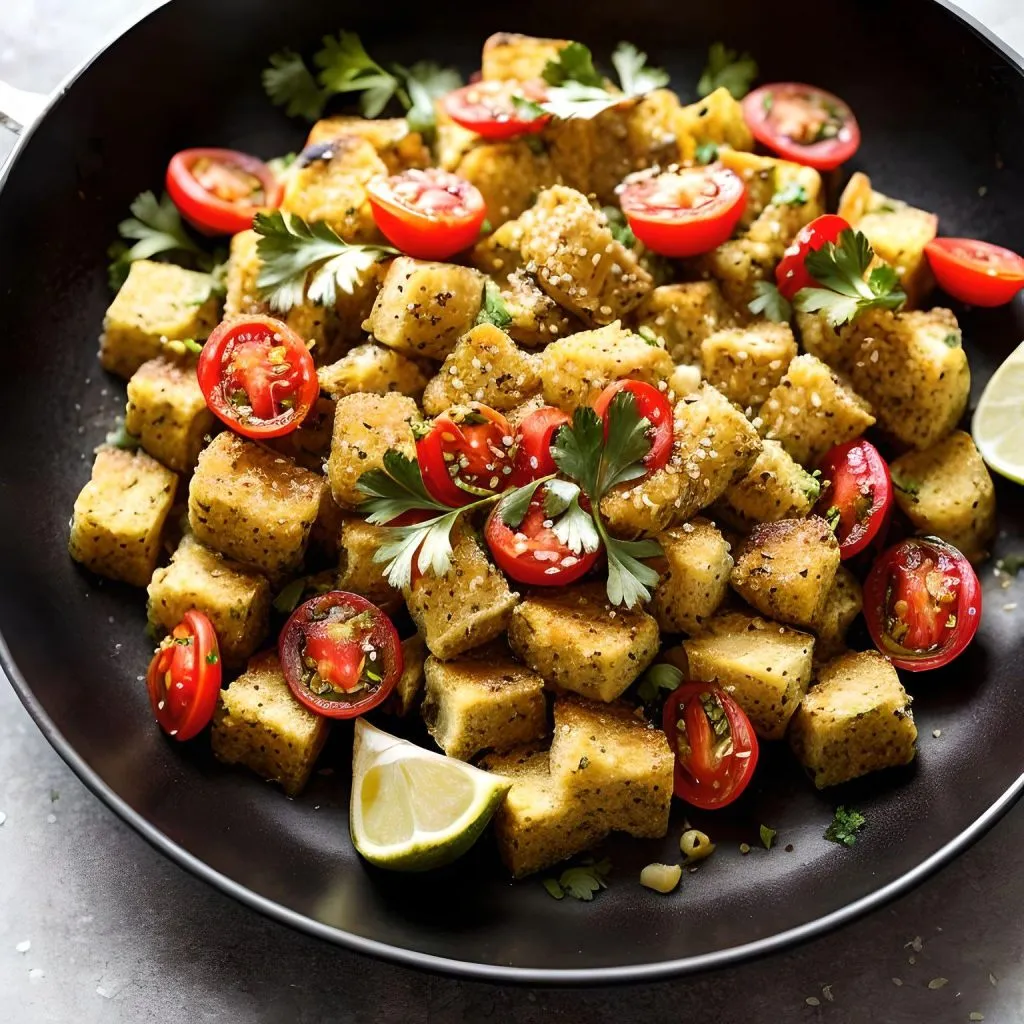 Bread Upma 1024x1024 5 Min Indian Dinner Recipe