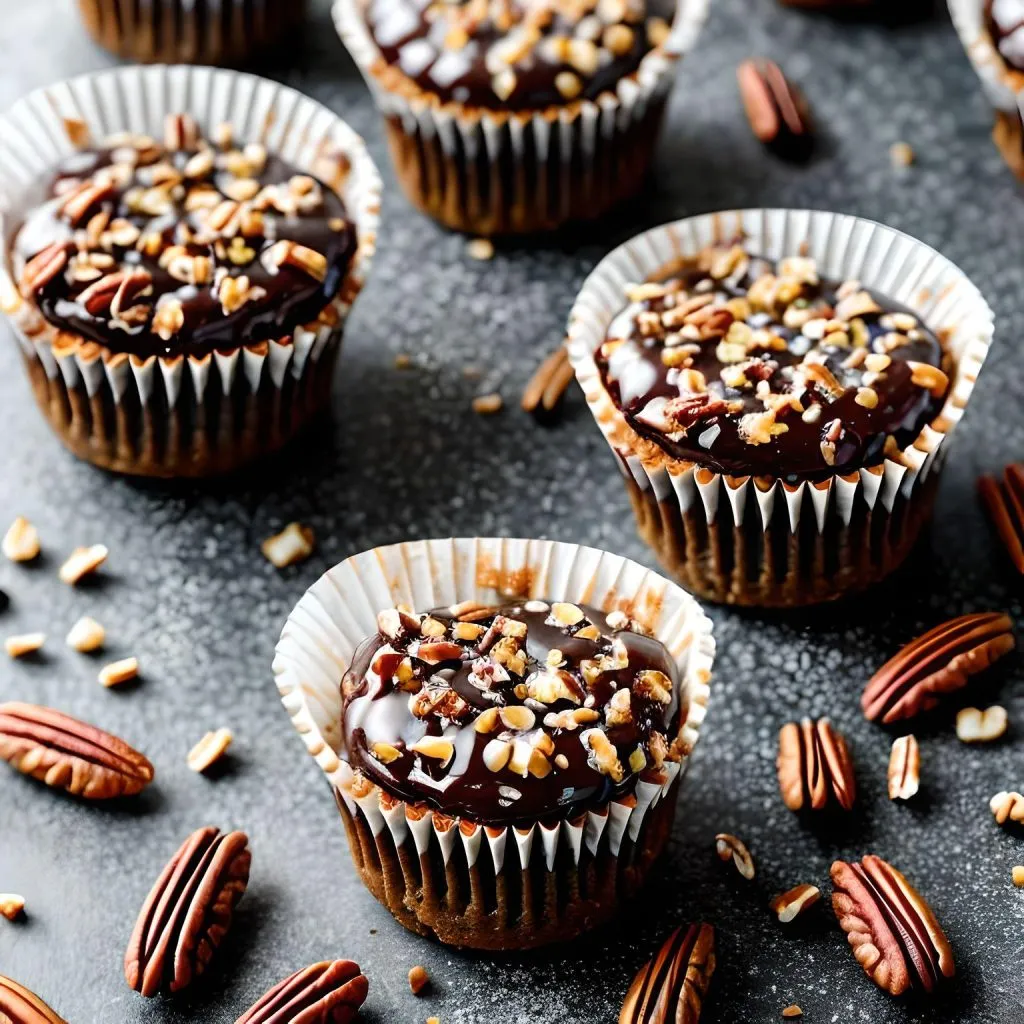 Caramel Pecan Mini Cheesecakes