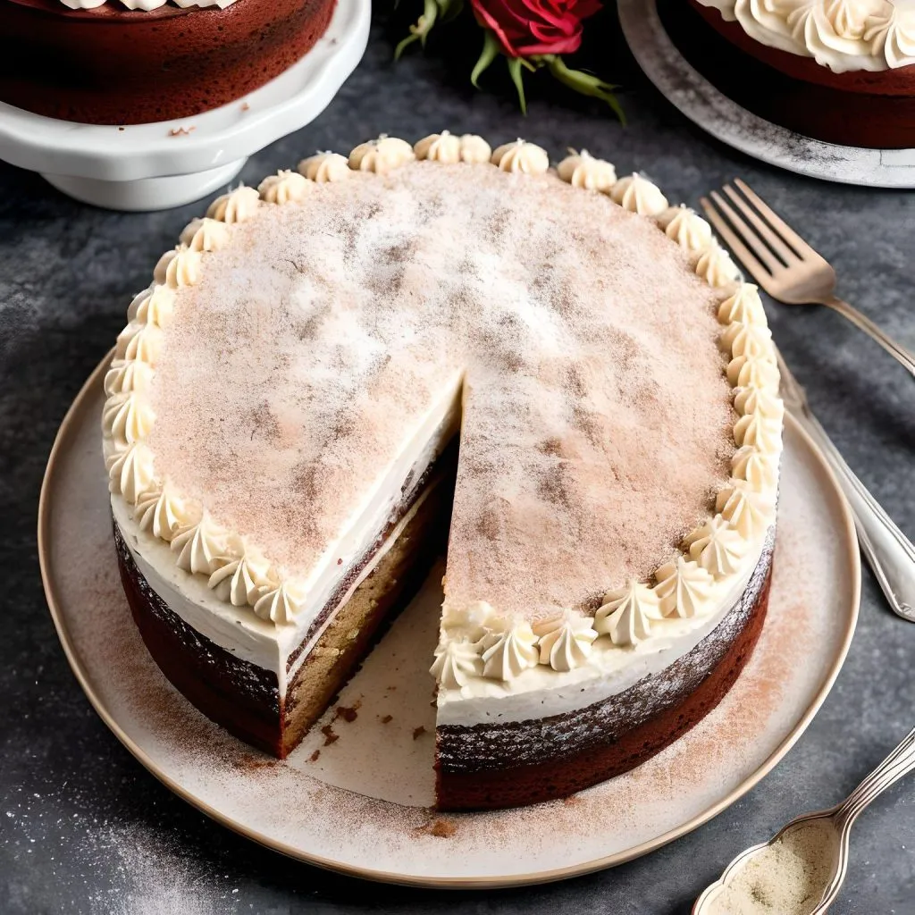 Cardamom Rose Cake 1 1024x1024 Heavenly Cardamom Cake Recipe