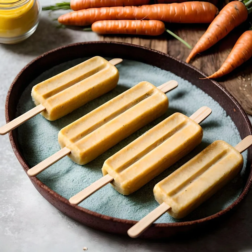  Carrot Cake Popsicles
