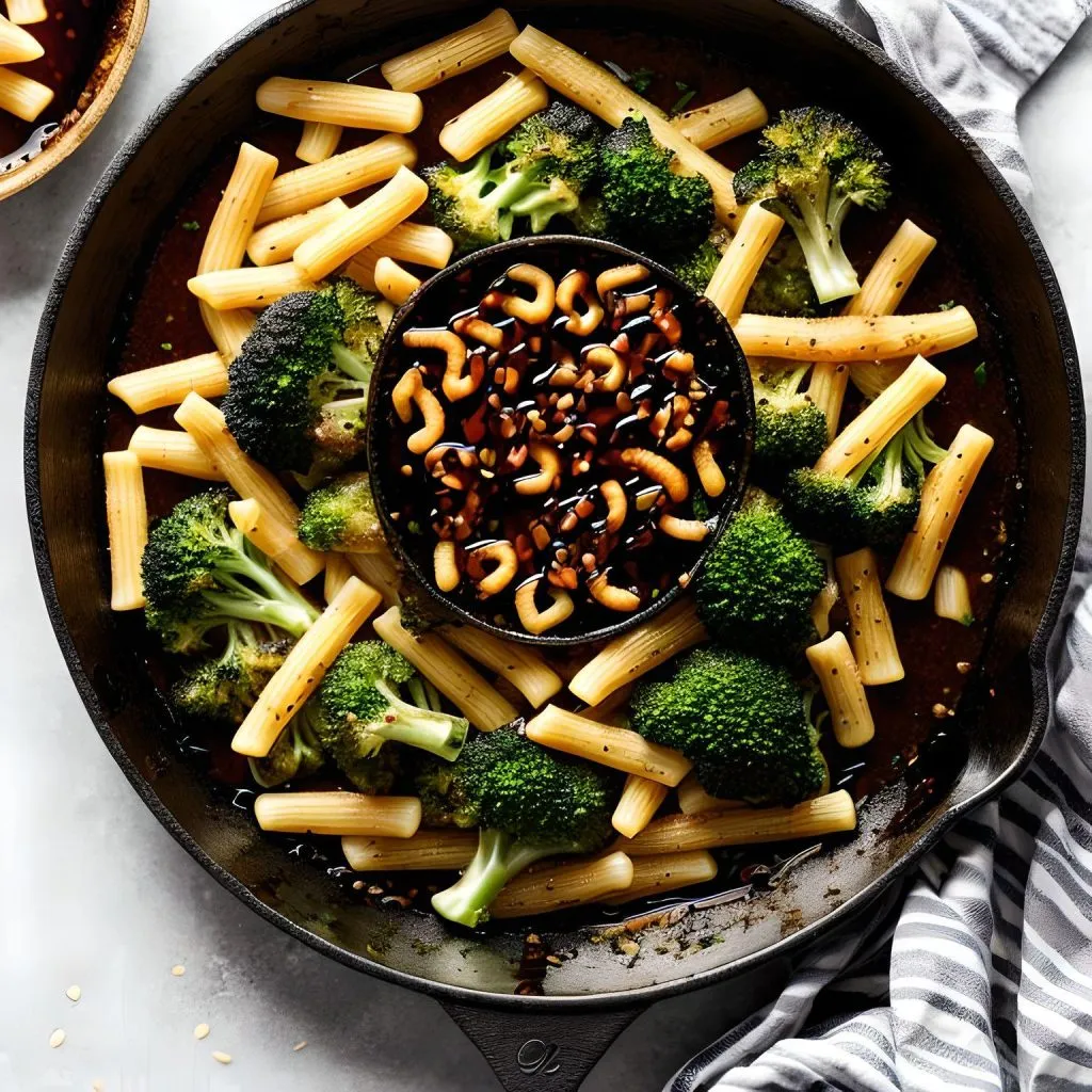 Cavatelli And Broccoli With Balsamic Glaze 1024x1024 Cavatelli And Broccoli Recipe