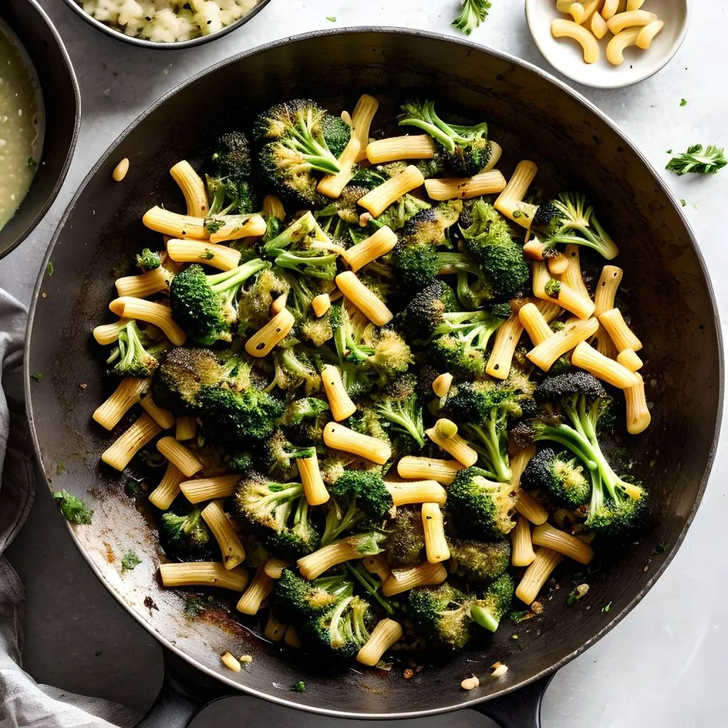 Cavatelli And Broccoli With Roasted Garlic 1024x1024 Cavatelli And Broccoli Recipe