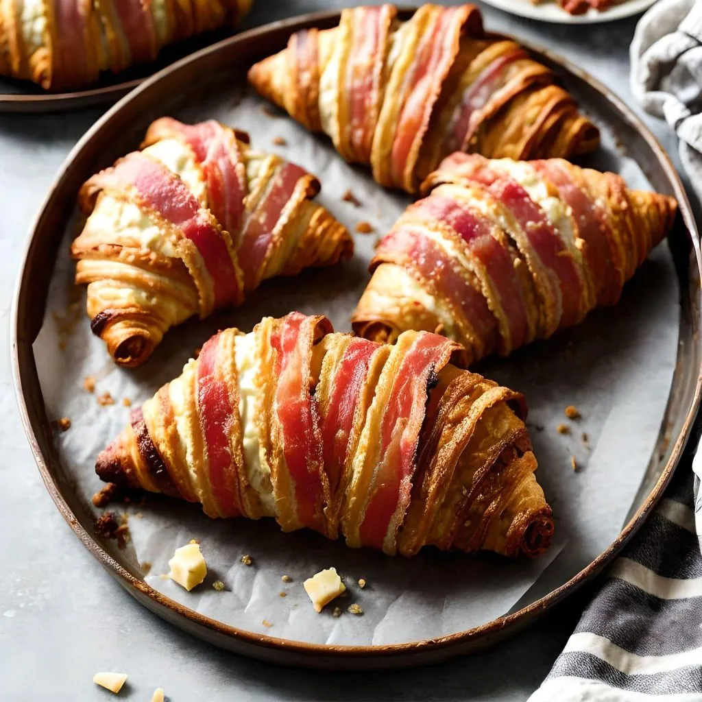Cheddar And Bacon Croissants 1024x1024 Cheddars Croissants Recipe
