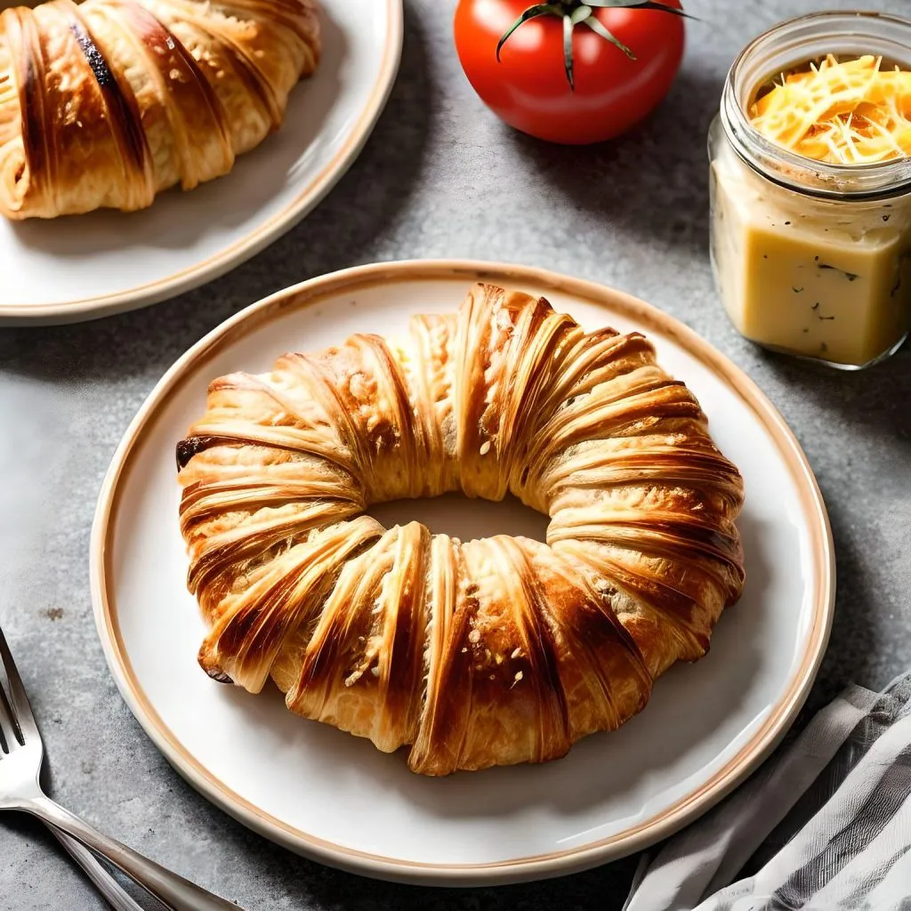 Cheddar And Tomato Croissants 1024x1024 Cheddars Croissants Recipe