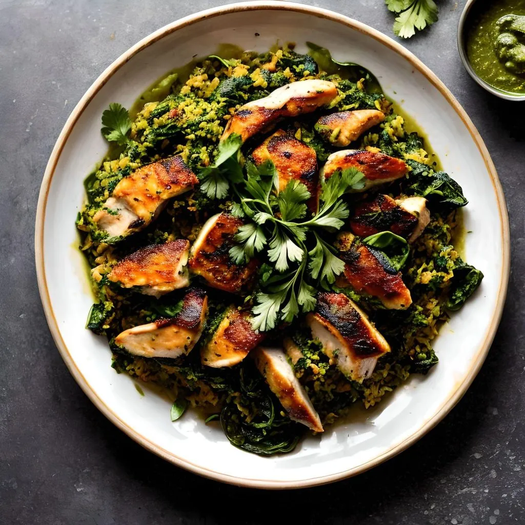 Chicken Palak With Fenugreek Leaves 1024x1024 Chicken Palak Recipe