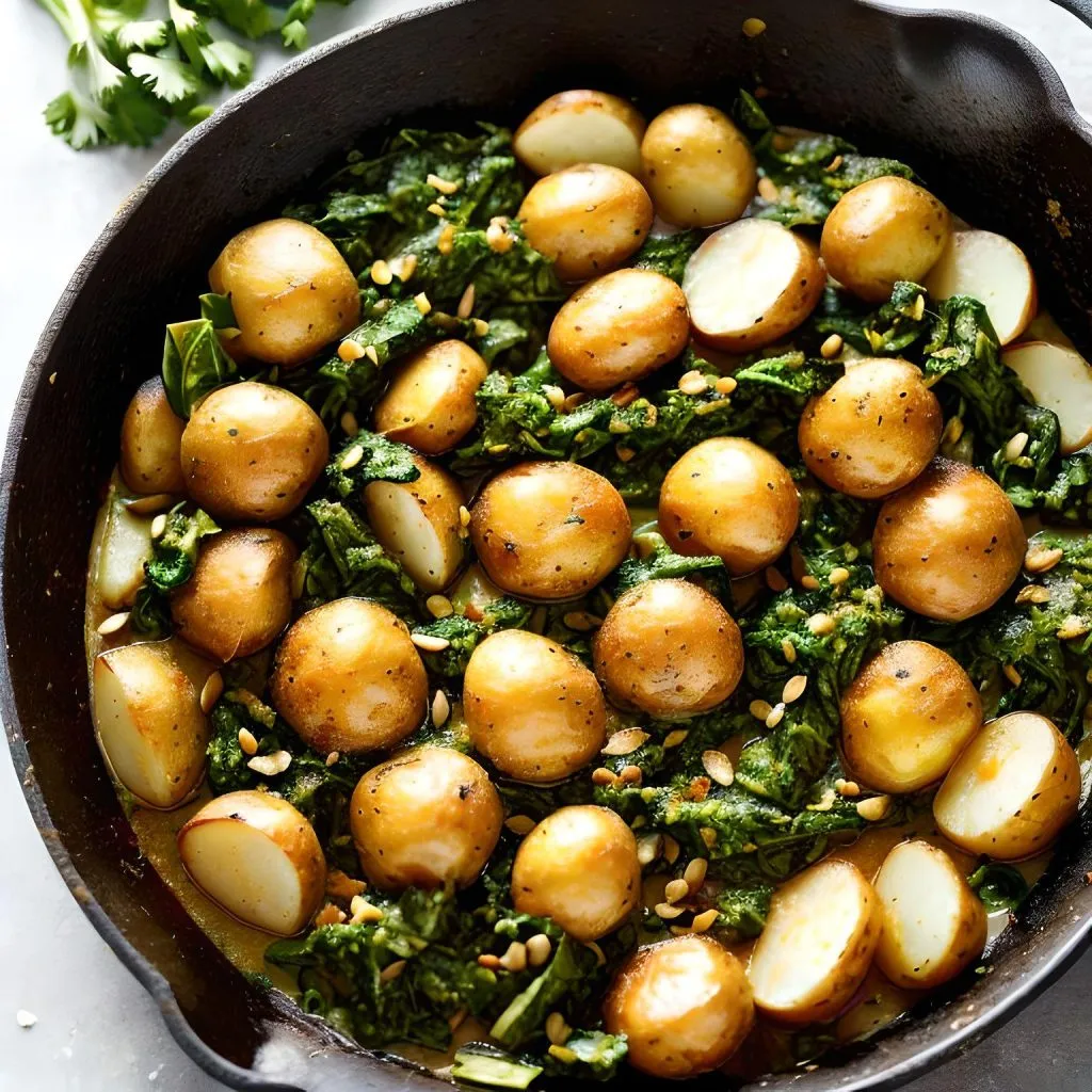 Chicken Palak With Potatoes 1024x1024 Chicken Palak Recipe