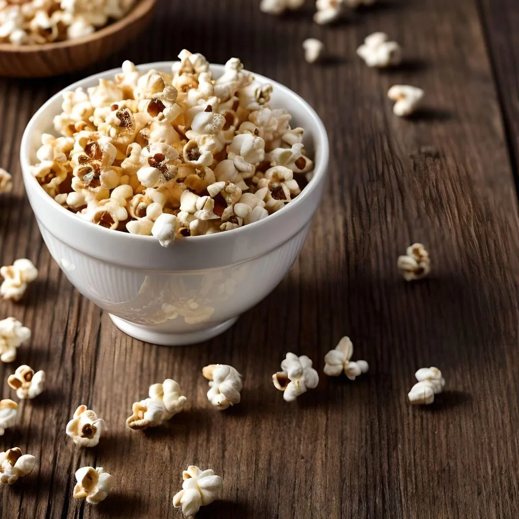 Coconut White Chocolate Popcorn 1024x1024 White Chocolate Popcorn Recipe