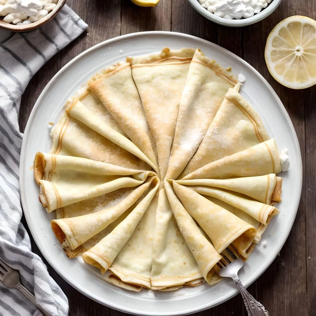 Cottage Cheese Stuffed Crepes 1024x1024 Cottage Cheese Recipe