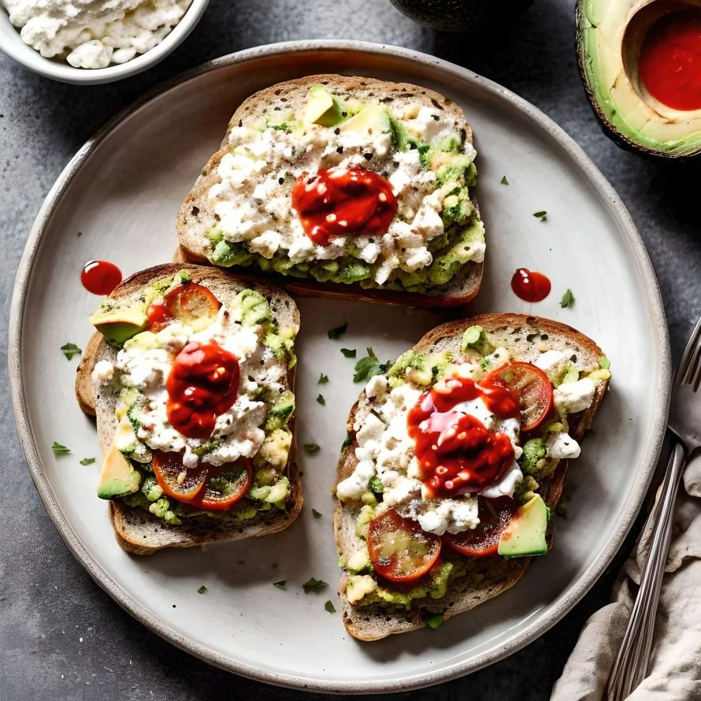 Cottage Cheese And Avocado Toast 1024x1024 Cottage Cheese Recipe