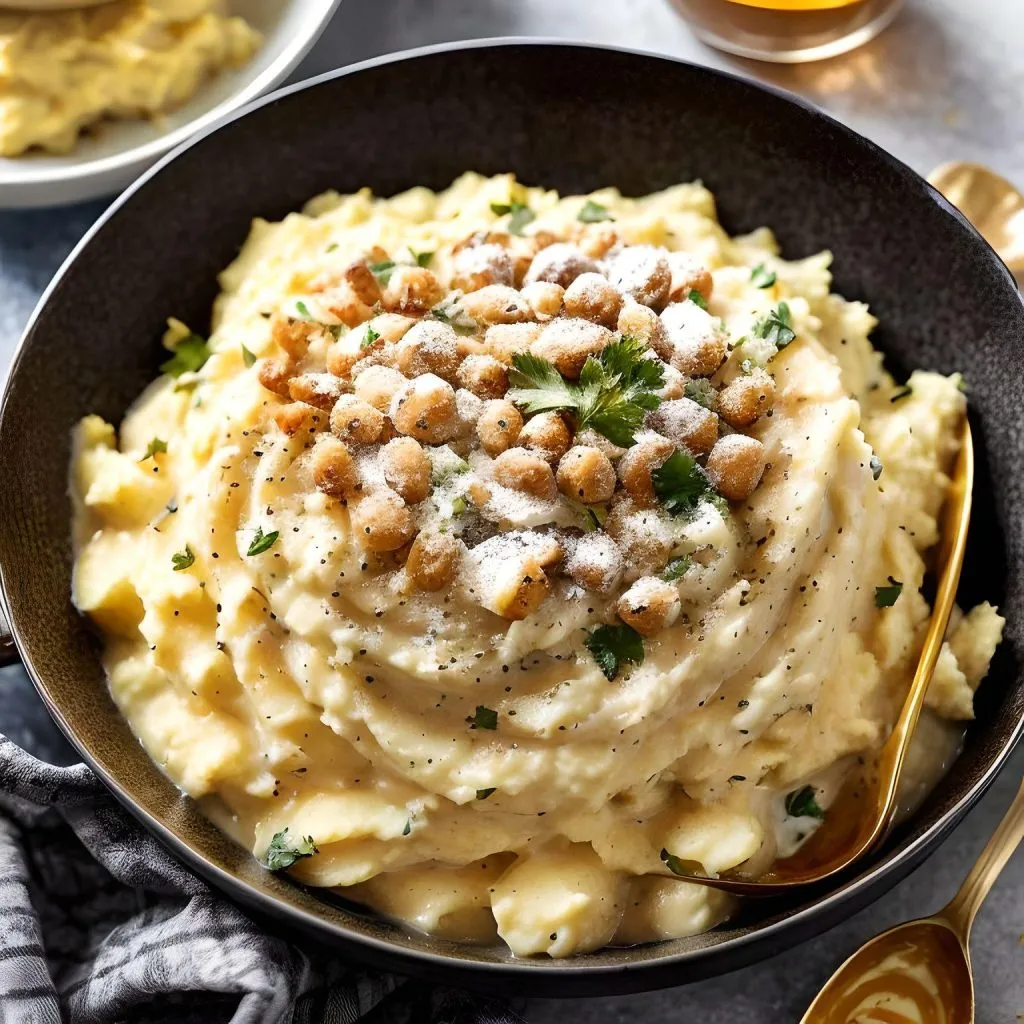 Creamy Mashed Honey Gold Potatoes 1024x1024 Honey Gold Potatoes Recipe