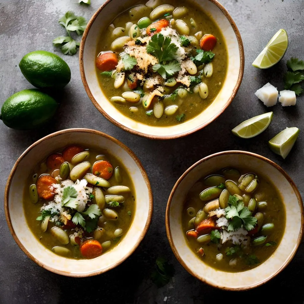 Curry Lima Bean Soup
