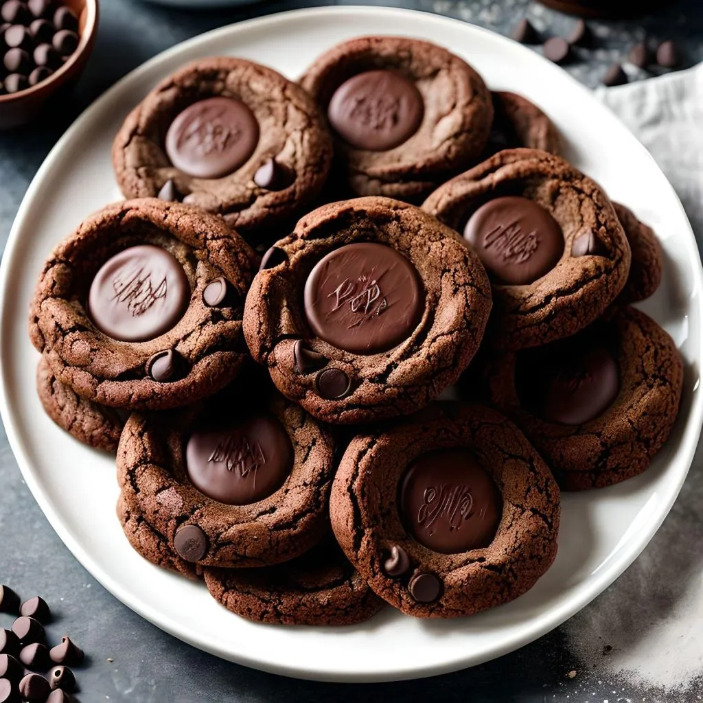 Double Chocolate Chip Cookies 1024x1024 Copycat Chick-fil-A Cookies Recipe