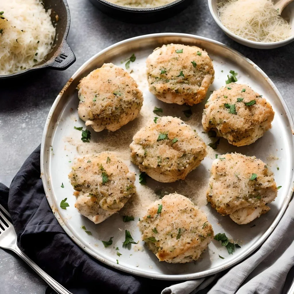 Garlic Parmesan Chicken Bombs 1024x1024 Chicken Bombs Recipe