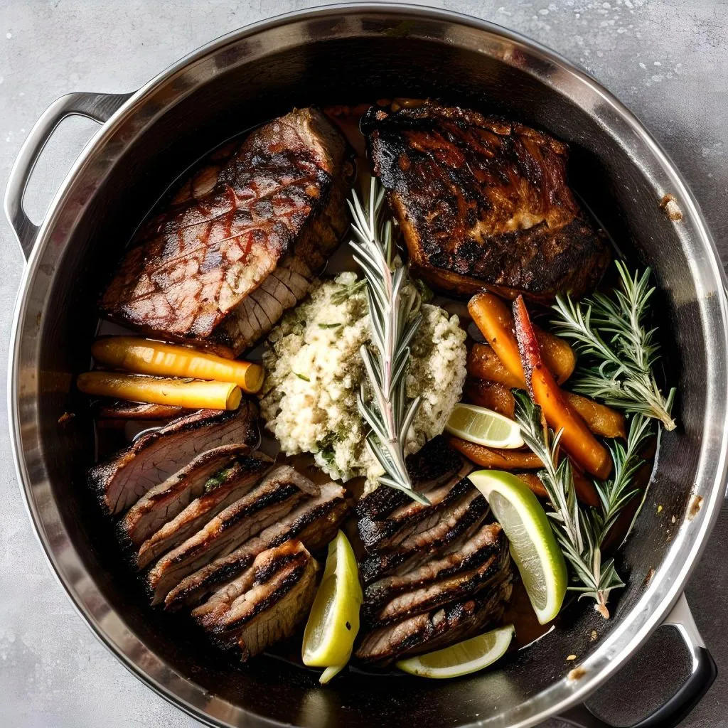 Garlic And Herb Brine 1024x1024 Best Brisket Brine Recipe