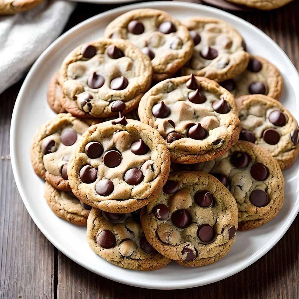 Gluten Free Chocolate Chip Cookies 1024x1024 Copycat Chick-fil-A Cookies Recipe