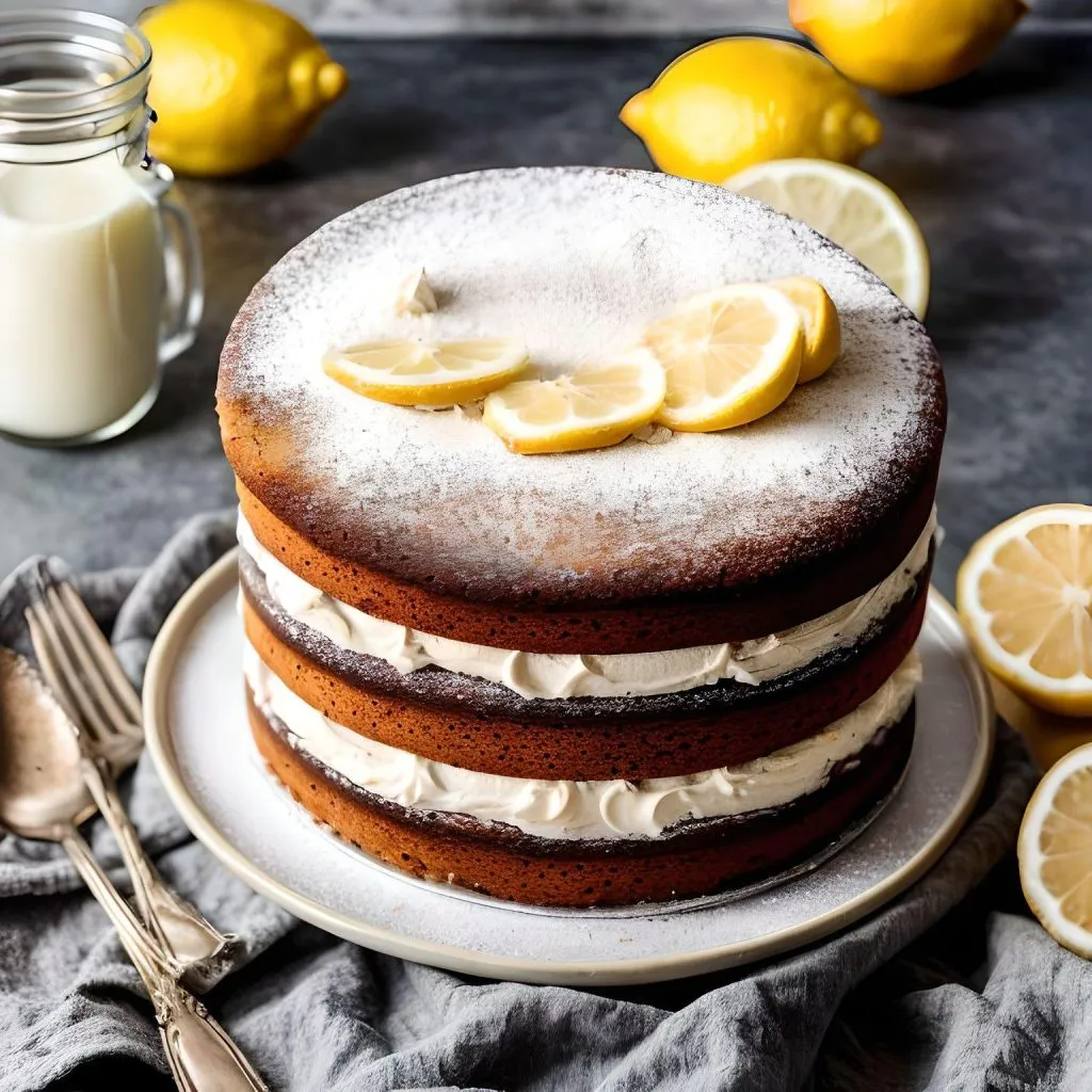 Gluten-Free Meyer Lemon Cake