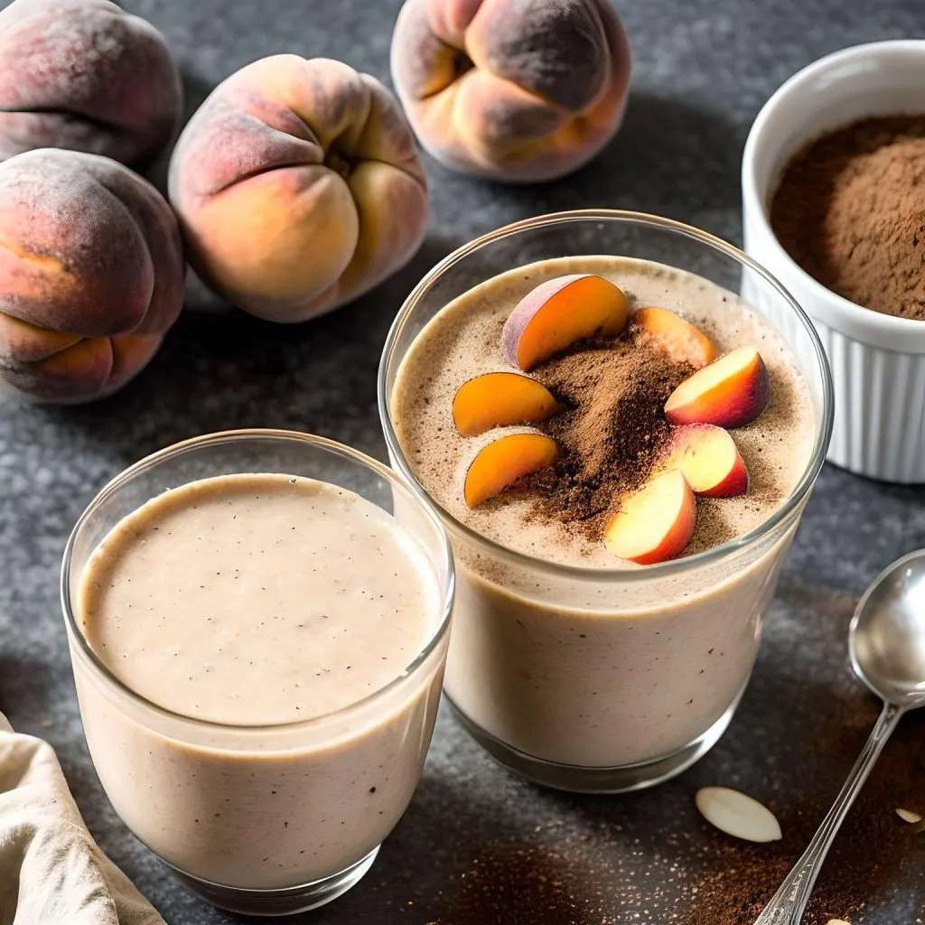 Gluten Free Peach Cobbler Smoothie 1024x1024 Gluten Free Peach Cobbler Recipe