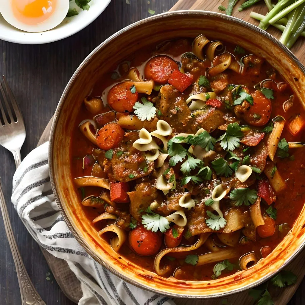 Goulash with Noodles: