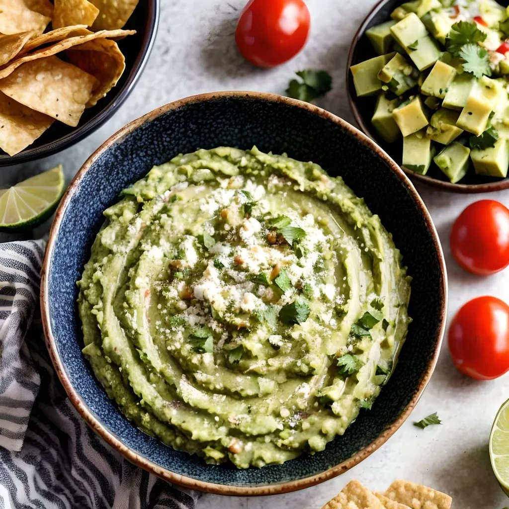 Guacamole-Infused Moe's Queso
