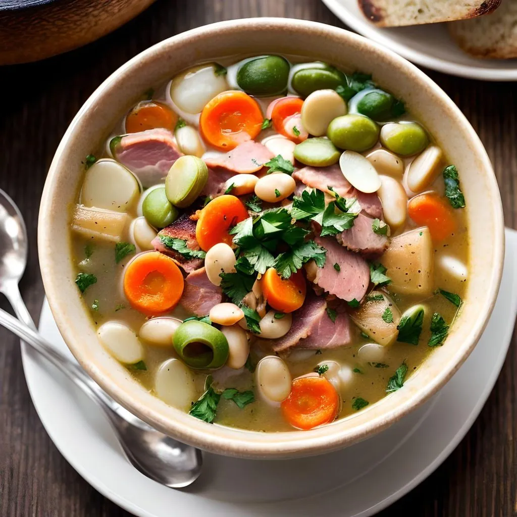 Ham and Lima Bean Soup