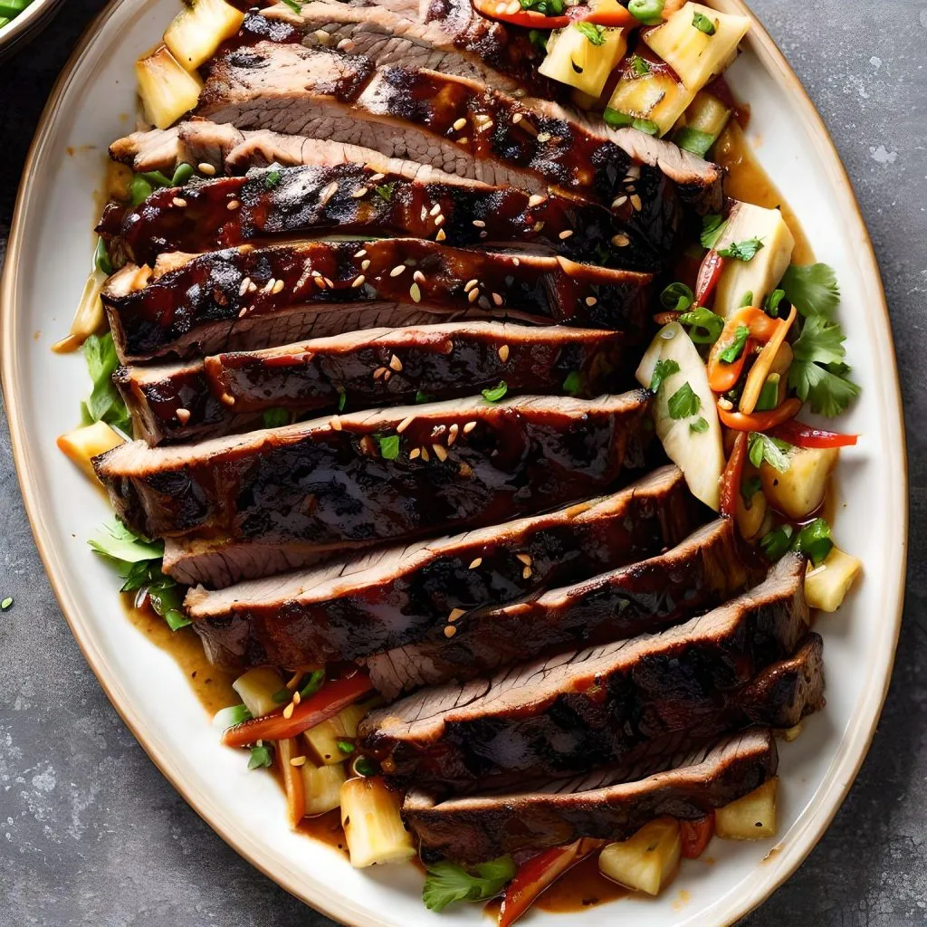 Hawaiian Luau Pork Brisket 1024x1024 Pork Brisket Recipe