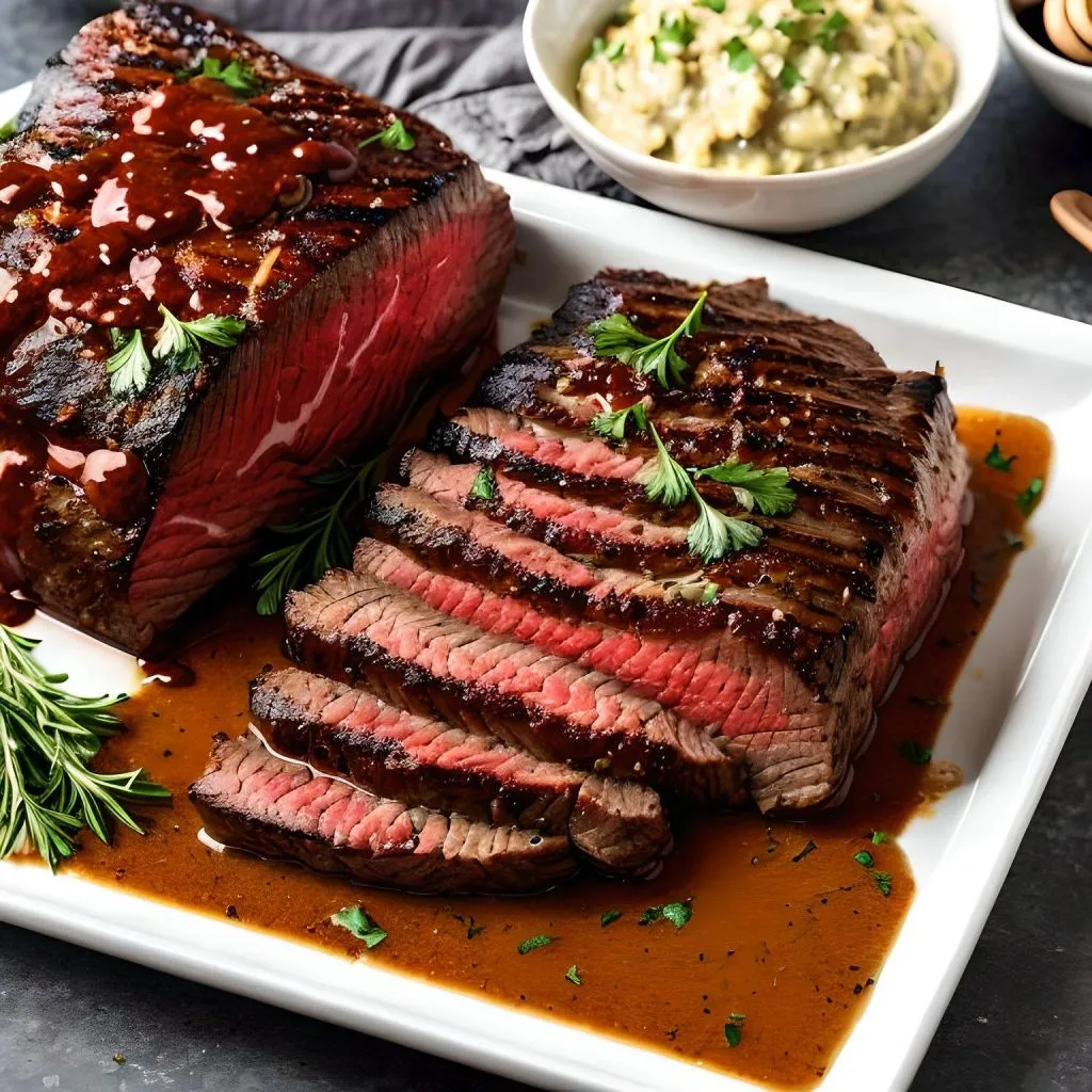 Honey Mustard Glazed London Broil