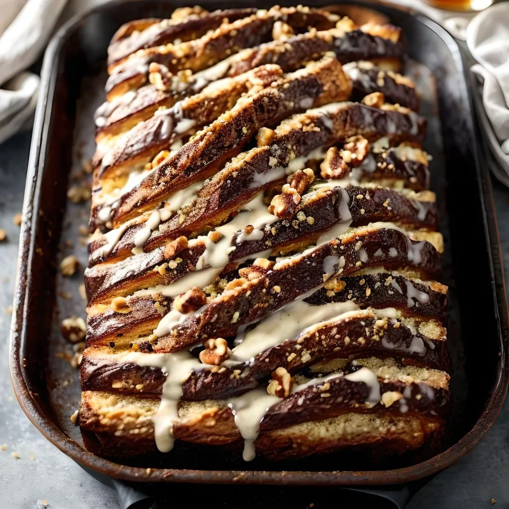 Honey and Walnut Cheese Babka