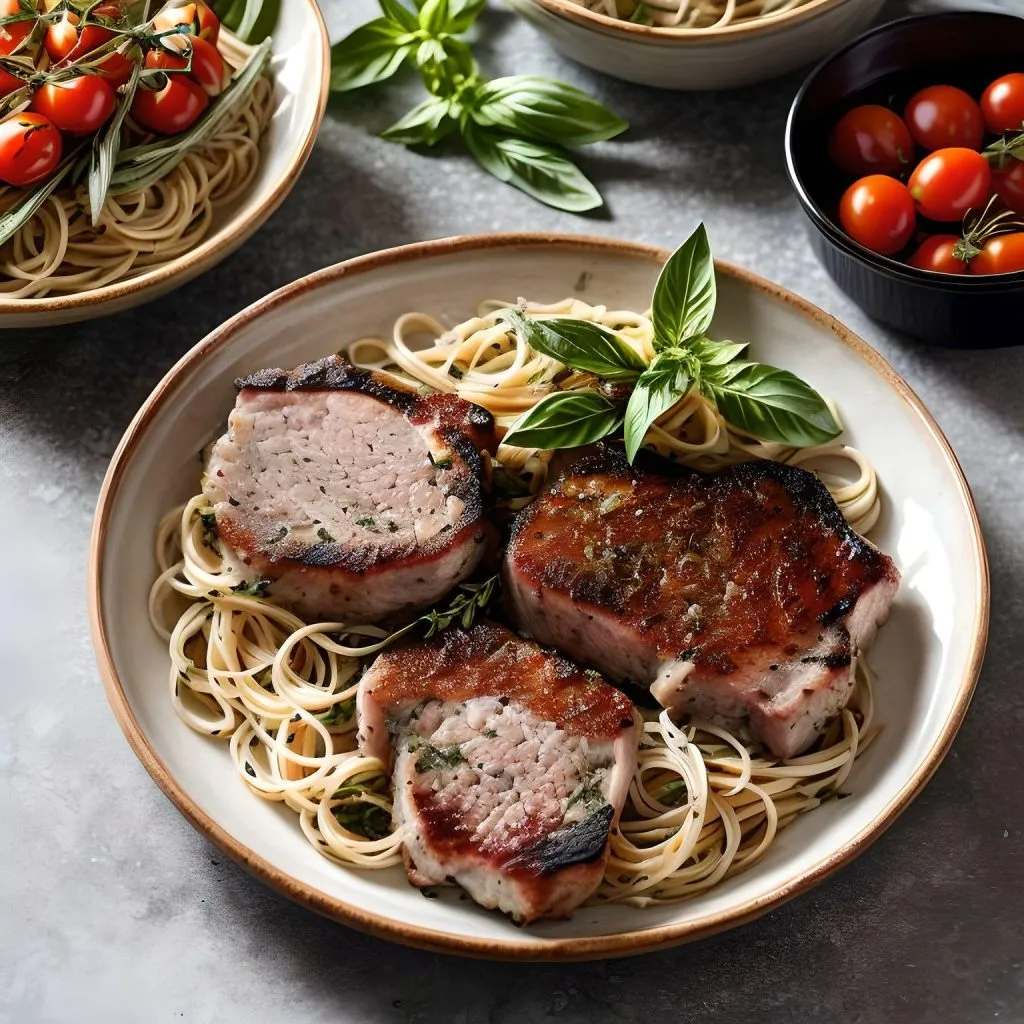Italian Herb Thin Boneless Pork Chops
